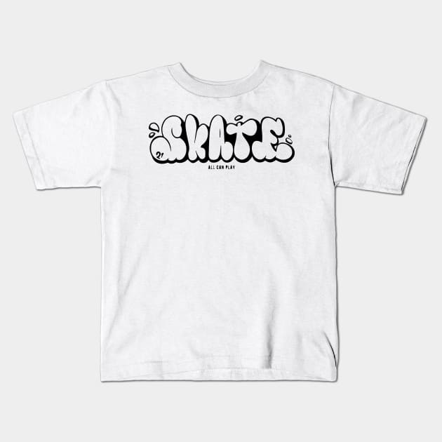 Skate Graff 2 Throwup Kids T-Shirt by KNTG